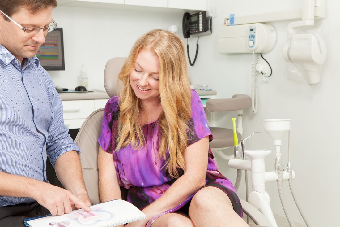 Cosmetic dentistry consultation